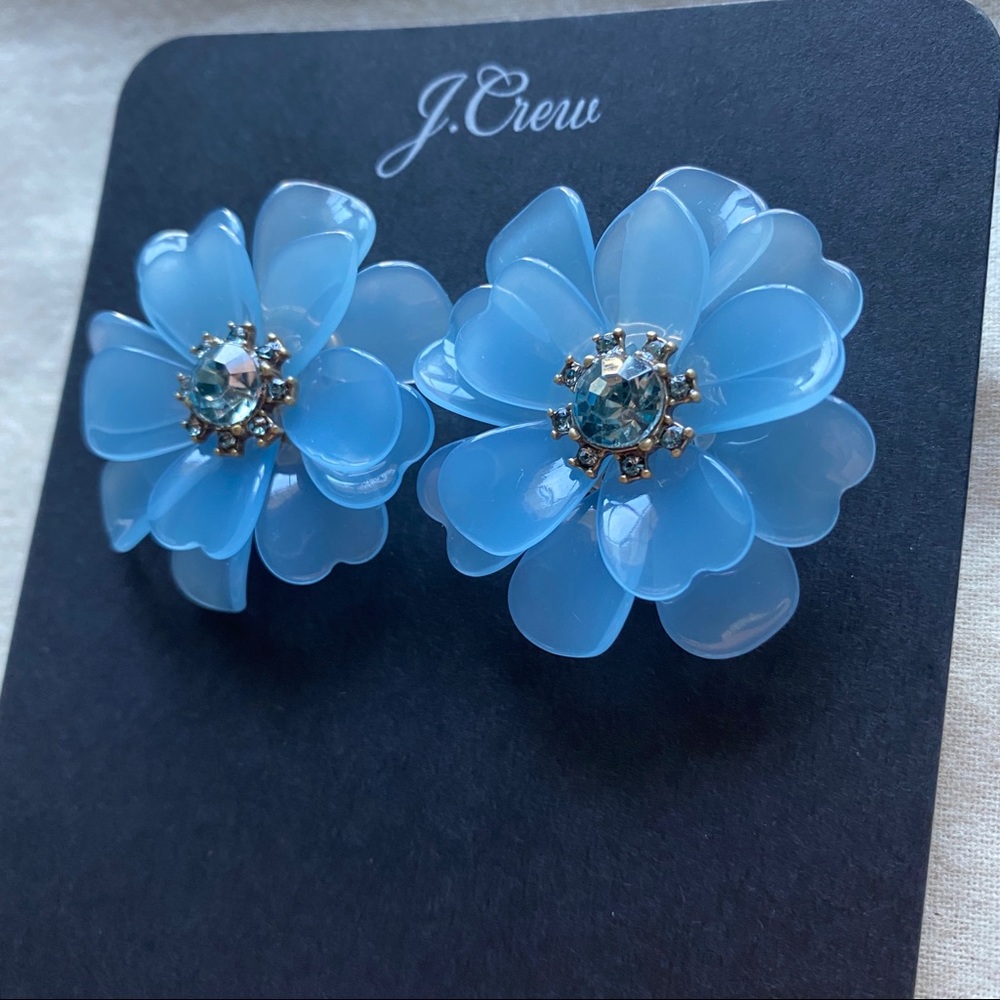 J. Crew Full bloom flower earrings - Picture 3 of 7